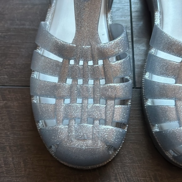 Melissa possession size 9 in clear glitter (silver) - Picture 6 of 12